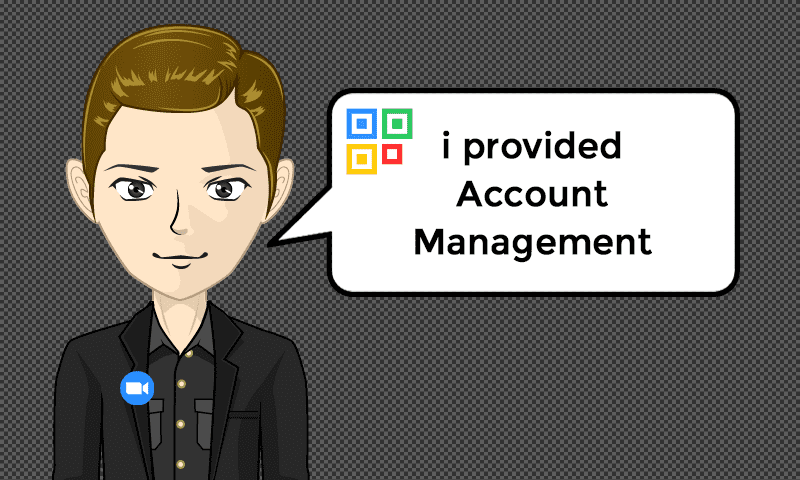 I provided Account Management Services - Image - iQRco.de