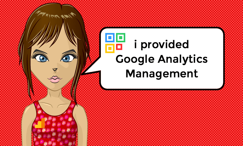 I provided Google Analytics Management Services - Image - iQRco.de